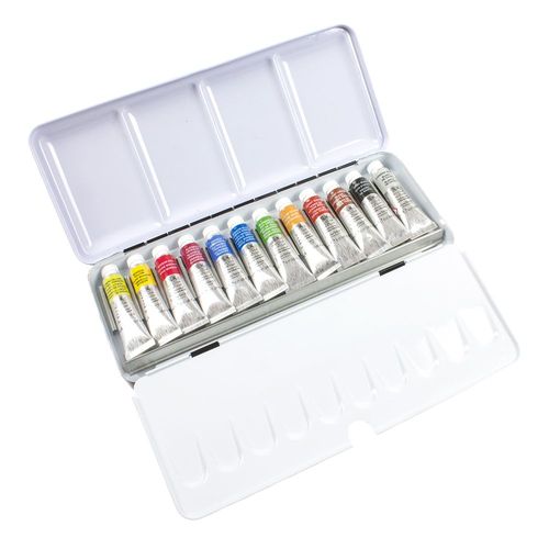 Image of Winsor & Newton Professional Watercolour Metal Box 12 x 5ml Tubes