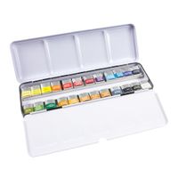 Winsor & Newton Professional Watercolour 24 Half Pan Metal Tin