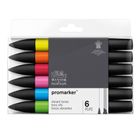 Thumbnail 1 of Winsor & Newton Promarker Pack of 6 Vibrant Tones