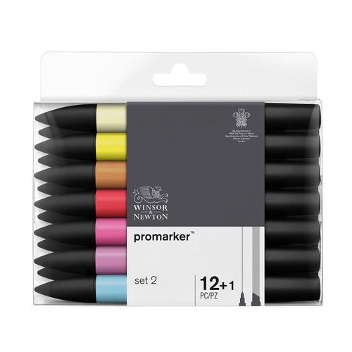 Image of Winsor & Newton Promarker Pack of 12 Set 2