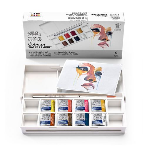 Image of Winsor & Newton Cotman Watercolour Portrait Pocket Set