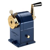 Caran d'Ache Cosmic Blue Special Edition Metal Crank Pencil Sharpener