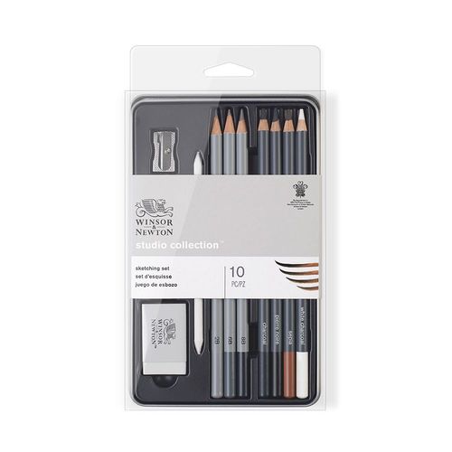 Image of Winsor & Newton Studio Collection 10 Piece Sketching Set