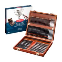 Derwent Sketching Pencils 48 Wooden Box