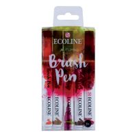 Ecoline Brush Pen Set of 5 Autumn Colours