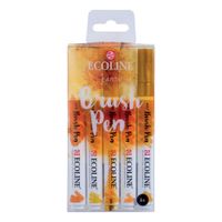 Ecoline Brush Pen Set of 5 Earth