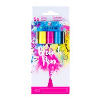 Ecoline Brush Pens - Set of 5 Primary Colours