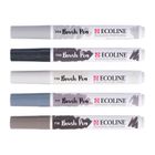 Thumbnail 3 of Ecoline Brush Pens - Set of 5 Shadow Colours