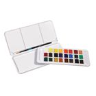 Thumbnail 4 of Daler Rowney Aquafine Watercolour Paint 24 Half Pan Set