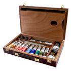 Thumbnail 3 of Winsor & Newton Rivington Winton Oil Paint Wooden Box Set