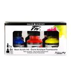 Thumbnail 2 of Daler Rowney FW (Fluorescent) Neon Ink Set