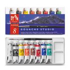 Thumbnail 1 of Caran d'Ache Studio Gouache 8 Colour Paint Set