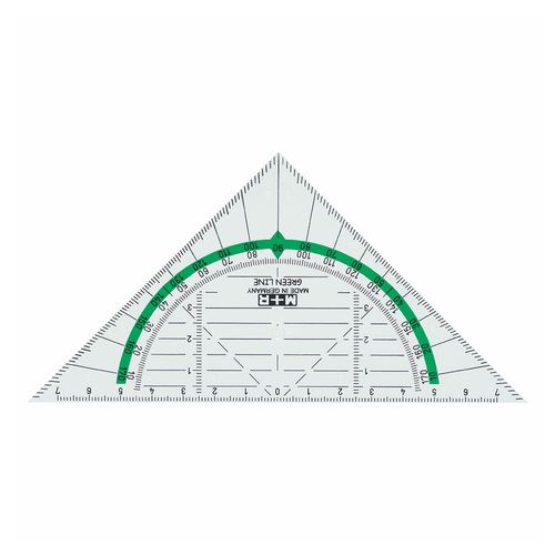 Image of M&R Geometric Set Square Protractor