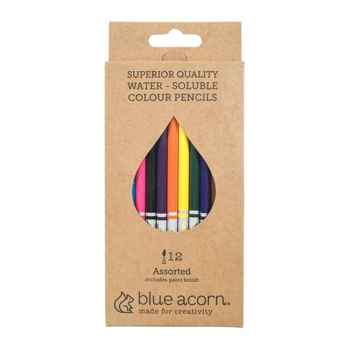 Image of Blue Acorn Watercolour Pencil Set