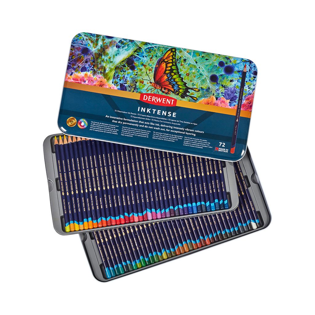 Derwent Inktense Pencil Sets 72 | Bromleys Art Supplies