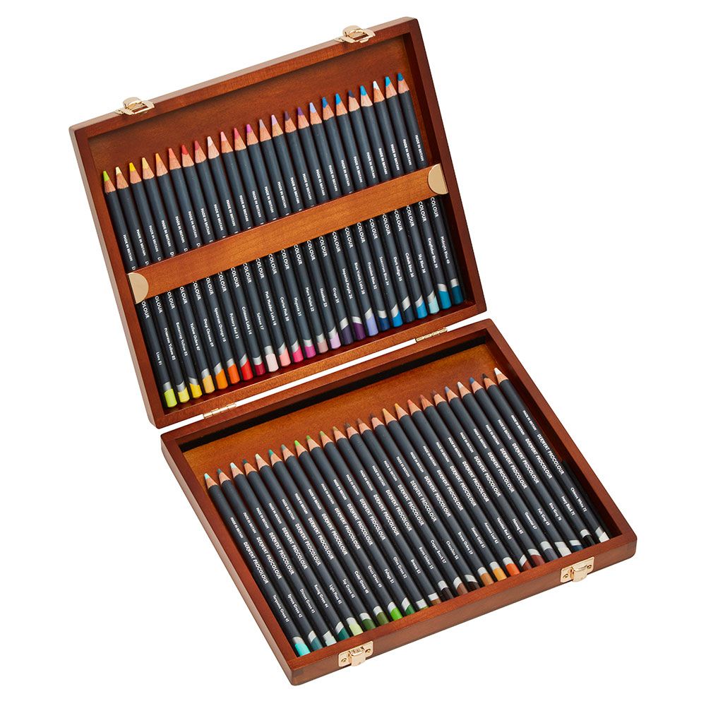 Derwent Procolour 48 Wooden Box Set | Bromleys Art Supplies