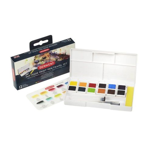 Image of Derwent Inktense Paint Pan Travel Set No 1