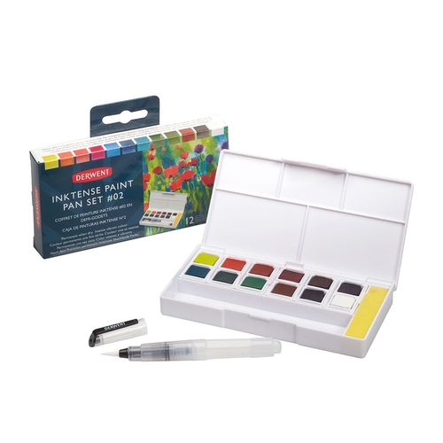 Image of Derwent Inktense Paint Pan Travel Set No 2