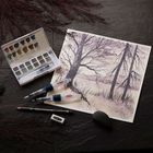 Thumbnail 5 of Derwent Graphitint Travel Paint Pan Set