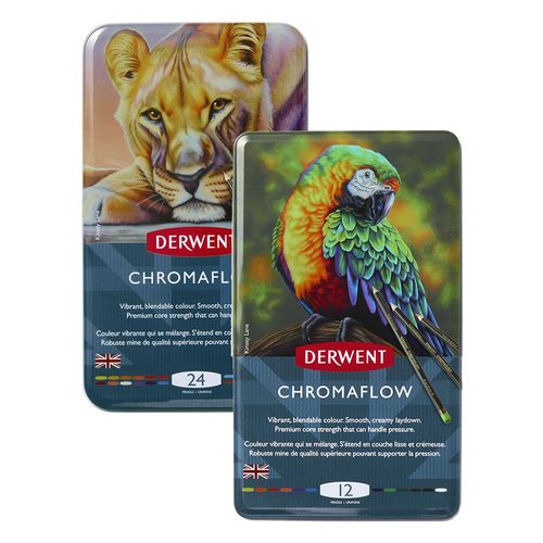 Image of Derwent Chromaflow Pencil Tins