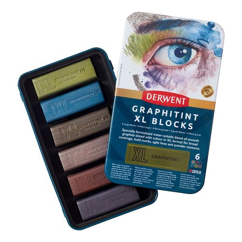 Image of Derwent Graphitint XL Blocks Tin