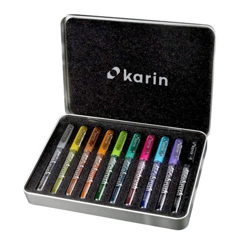 Image of Karin Decobrush Metallic Markers 10 Piece Set