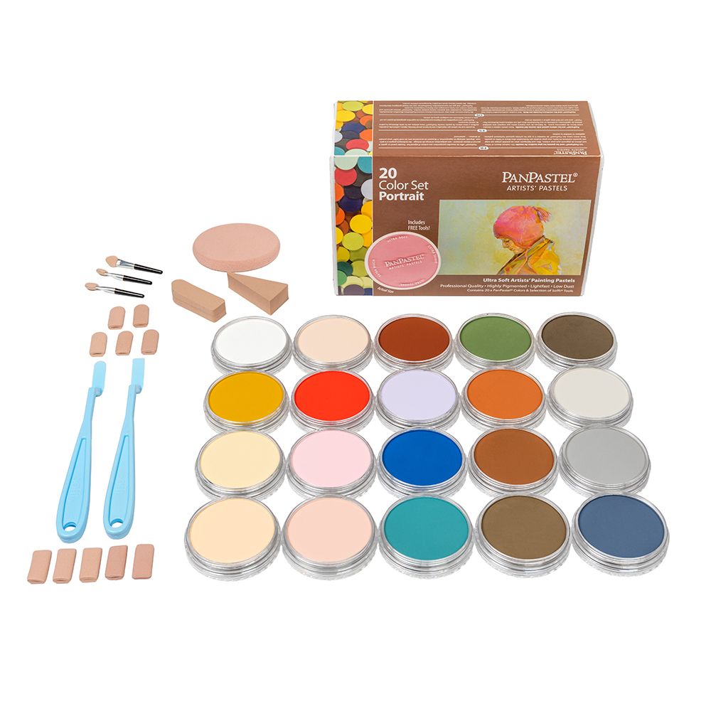 PanPastel Portrait Set of 20 Colours | Bromleys Art Supplies