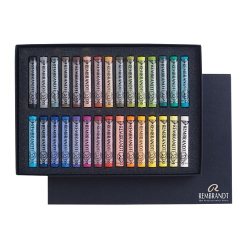 Image of Rembrandt Soft Pastels - Basic Set (30 Whole Pastels)