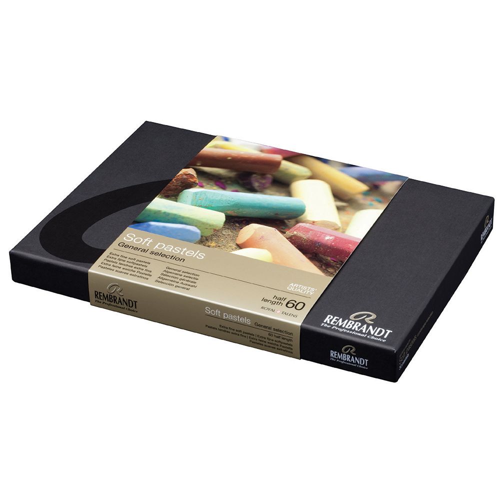 Rembrandt Soft Pastels - Deluxe set (60 half pastels) | Bromleys