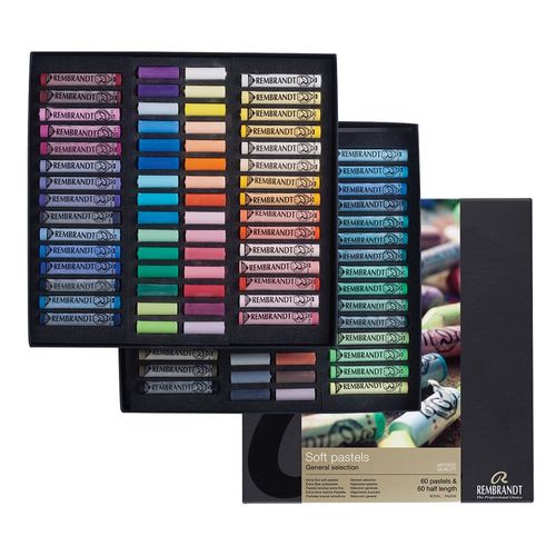 Image of Rembrandt Soft Pastels - Master Set 60 Full and 60 Half Sticks