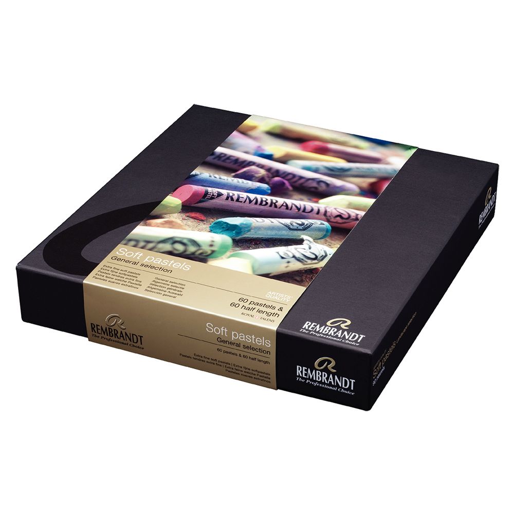 Rembrandt Soft Pastels - Master Set 60 Full and 60 Half Sticks