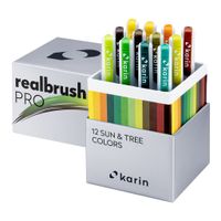 Karin Realbrush PRO Brush Pen Sun & Tree Colours Set of 12