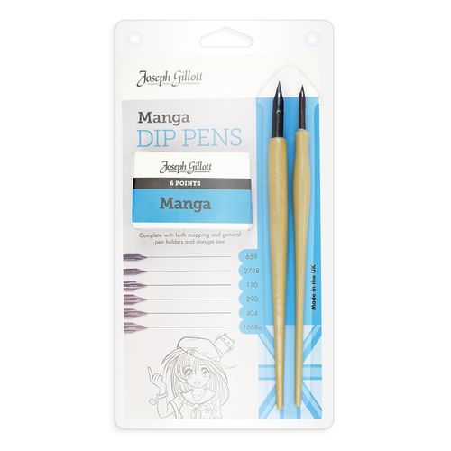 Image of Joseph Gillott Manga Pen Set