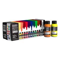 Liquitex Basics Acrylic Fluid Set 12 x 118ml