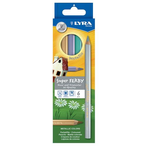 Image of Lyra Super Ferby Metallic Pencils Set of 6