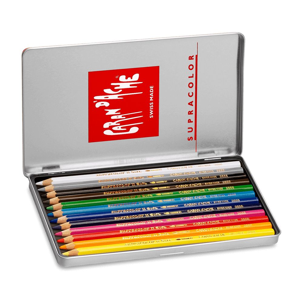 Caran d'Ache Supracolor Soft Aquarelle Pencils | Bromleys Art Supplies