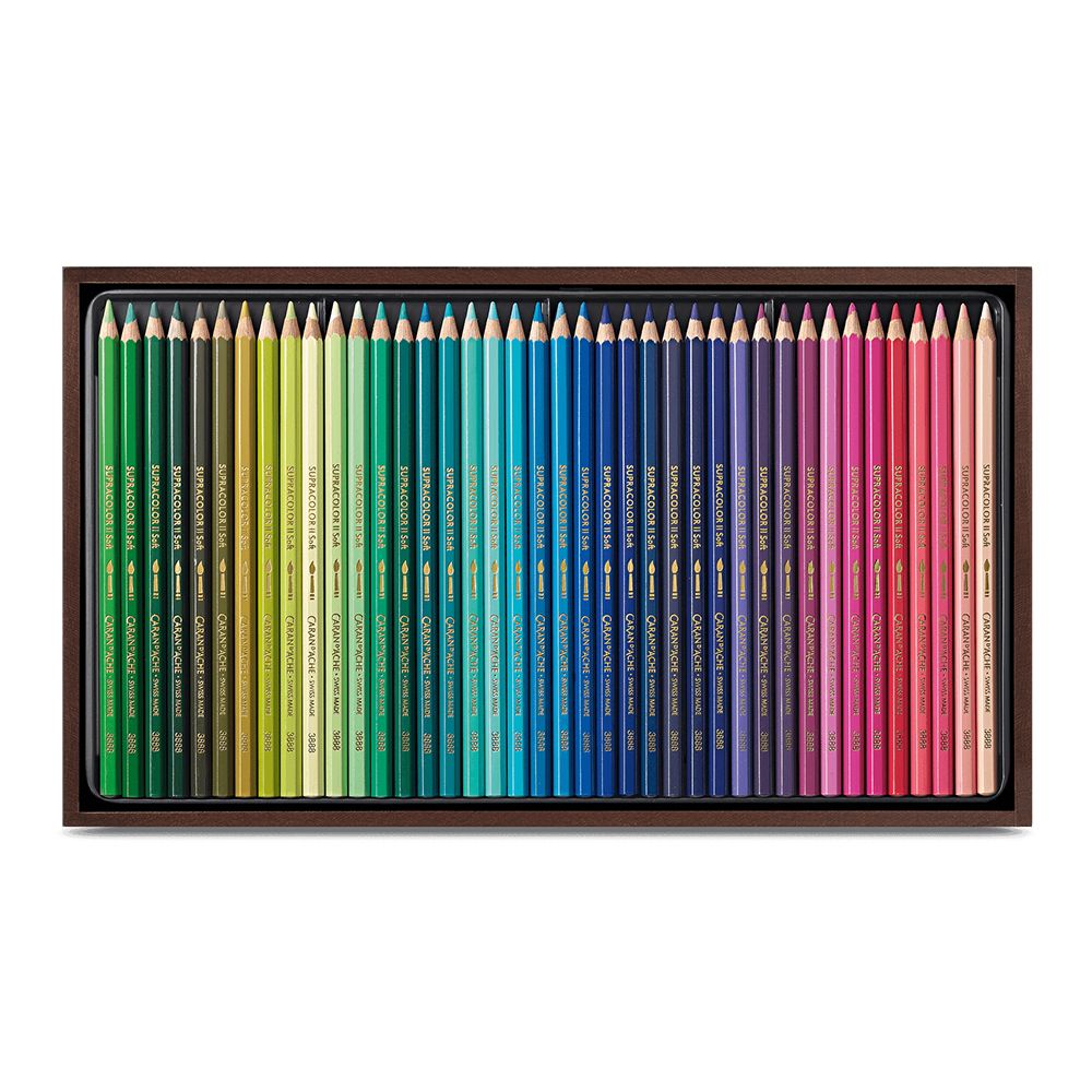 Supracolor Wooden Box Set 80 Assorted Colours | Bromleys Art Supplies