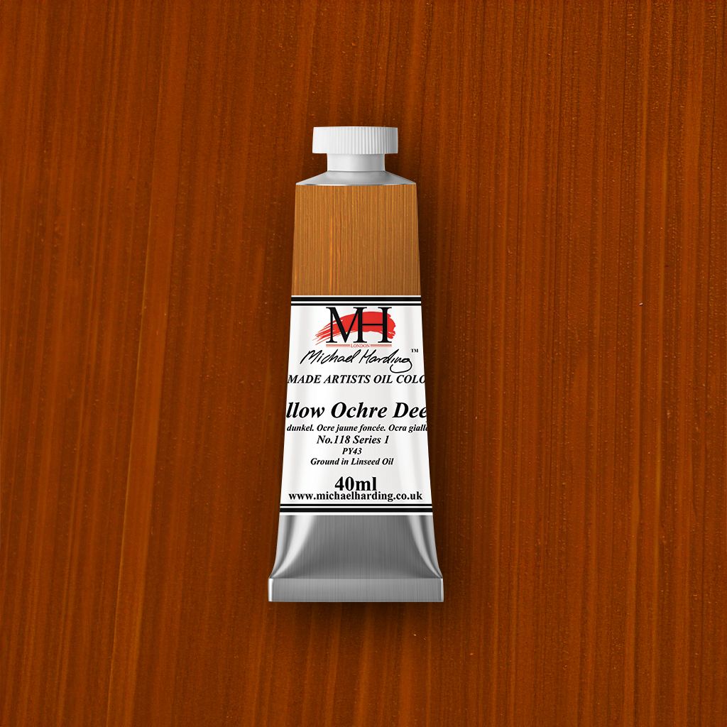 Michael Harding : Oil Paint : 60ml : French Yellow Ochre