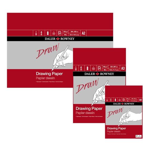 Image of Daler Rowney Medium Grain Drawing Pads