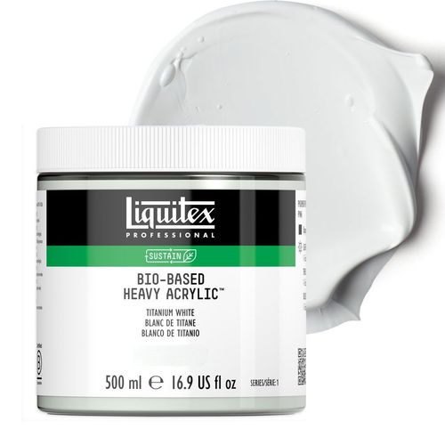 Image of Liquitex Professional Bio-Based Heavy Acrylic Paint 500ml White