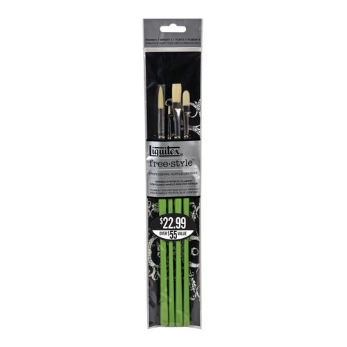 Image of Liquitex Professional Freestyle Traditional Brush Set