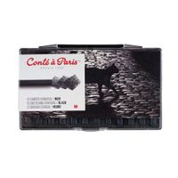 Conte Carres Sketching Crayons Set of 12 Black