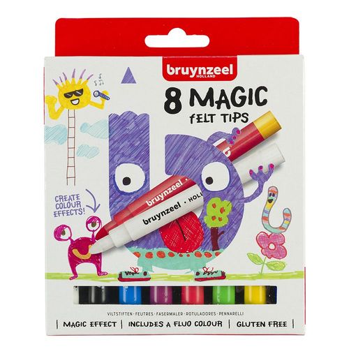 Image of Bruynzeel Magic Felt Tips Set of 8