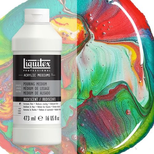 Liquitex Professional Iridescent Pouring Medium | Bromleys Art Supplies