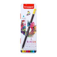 Bruynzeel Expression Colour Pencil Tin of 6 Neon Shades