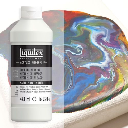 Liquitex Professional Matte Pouring Medium | Bromleys Art Supplies