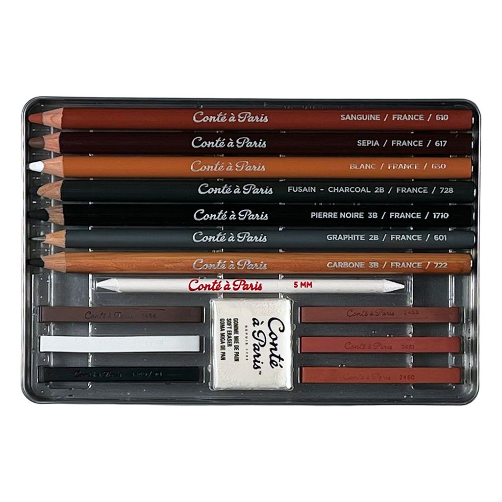 Conté à Paris Sketching 15 Piece Set | Bromleys Art Supplies