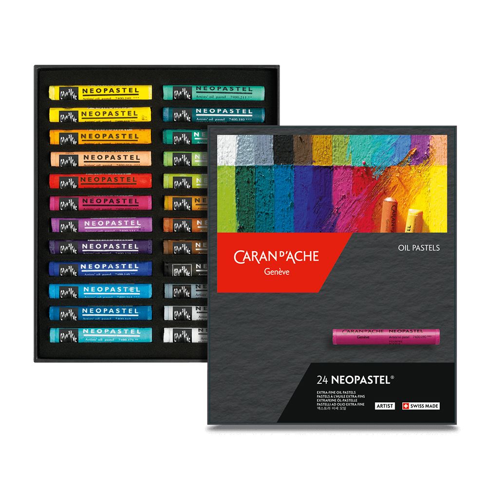 Caran D'ache Neopastel 24 | Bromleys Art Supplies