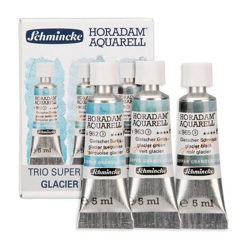 Image of Schmincke Horadam Aquarell Super Granulating Glacier Set 3 x 5ml