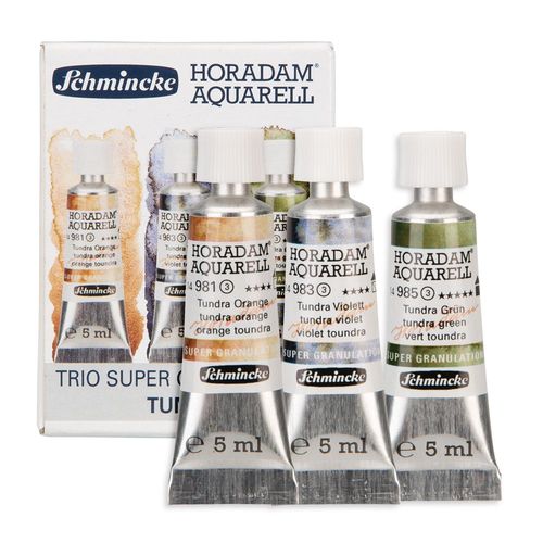 Image of Schmincke Horadam Aquarell Super Granulating Tundra Set 3 x 5ml